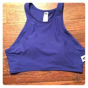 NWT Sporty Blue Bikini Top M
